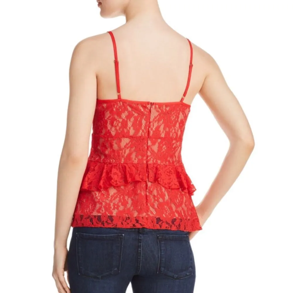 French Connection Ruffle Lace Tank - Image 4