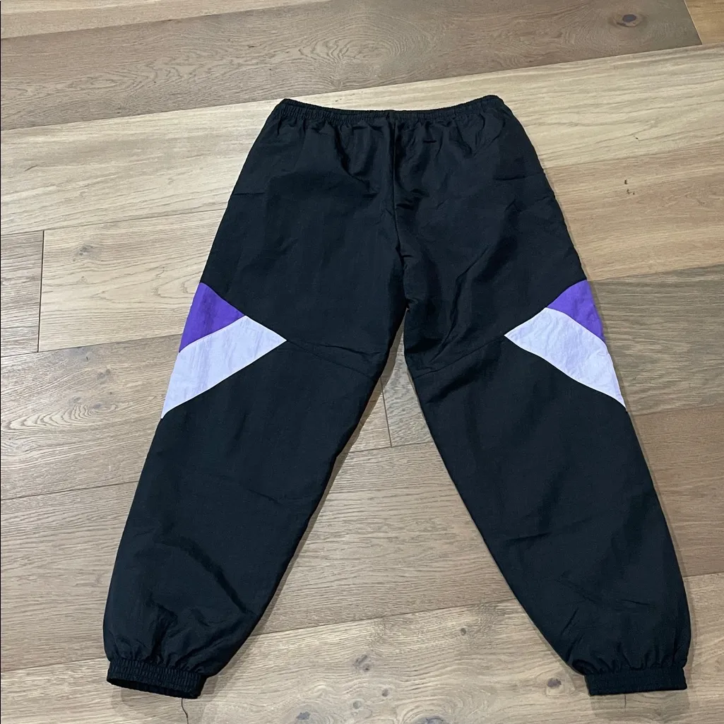 PUMA x Lauren London Woven Track Pants Women's Black/Purple Size XL - Image 13