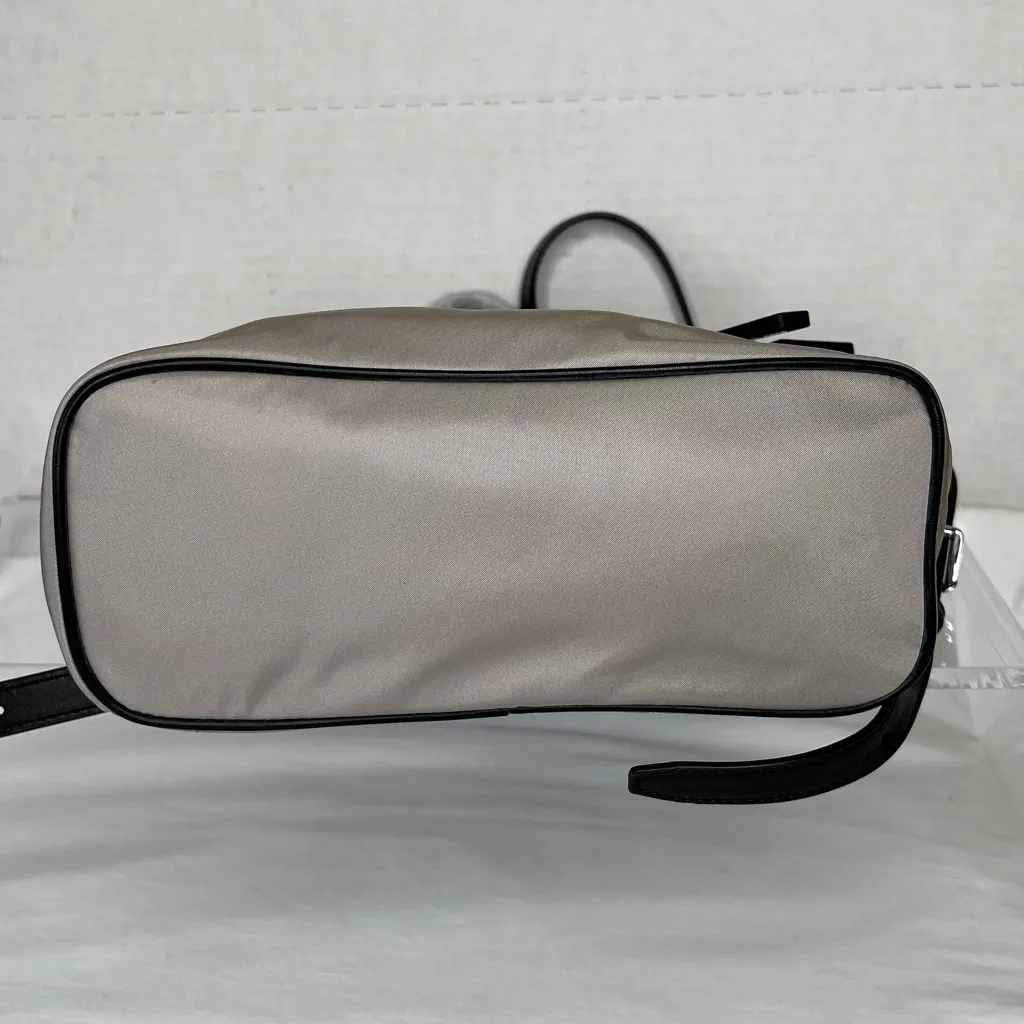 Michael Kors Kenly Medium Nylon Backpack, Pearl Grey NWT - Image 4
