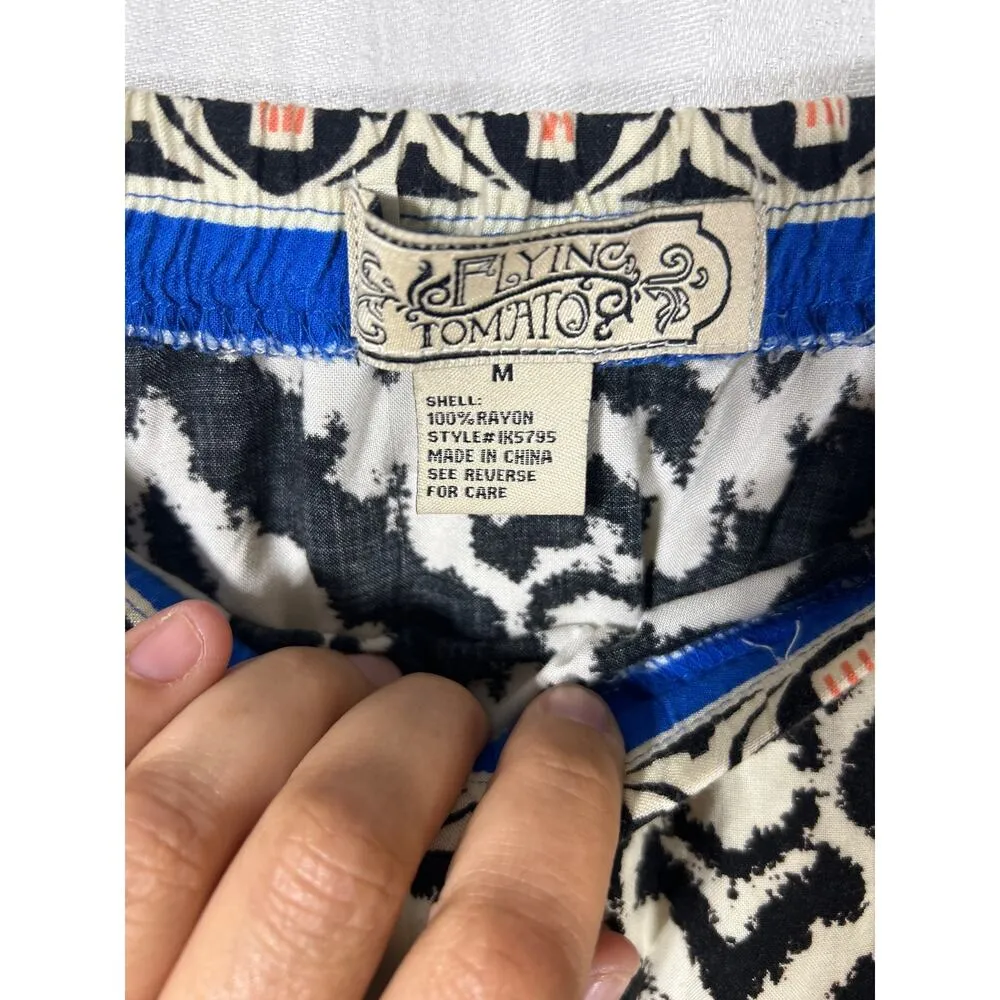 Flying Tomato Maxi Skirt Medium Mixed Print A Line Boho - Image 6