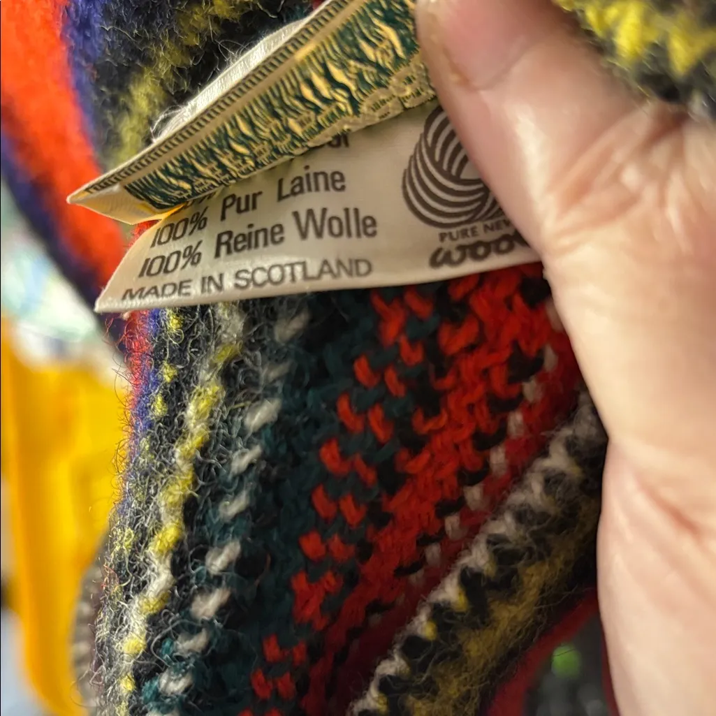 L.L. Bean Multicolor wool beret Red - Image 3