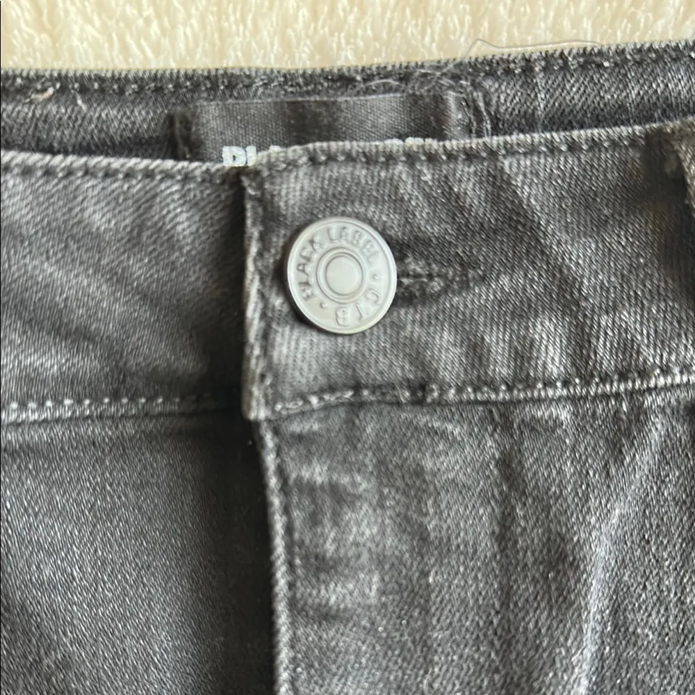 Black Label A-Line Mini Skirt Casual Black Size Medium - Image 3