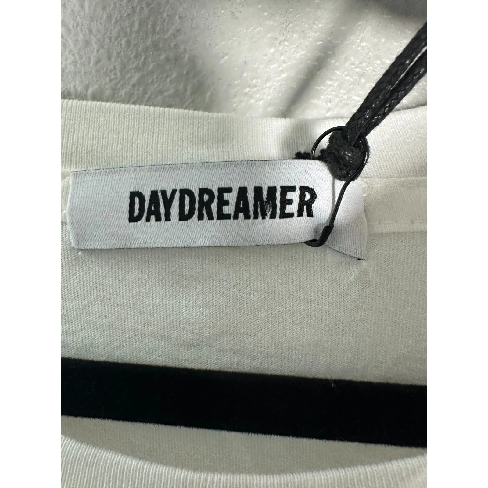 Daydreamer Guest Check Tee Short Sleeve White Shirt Oversized Medium NEW - Image 4
