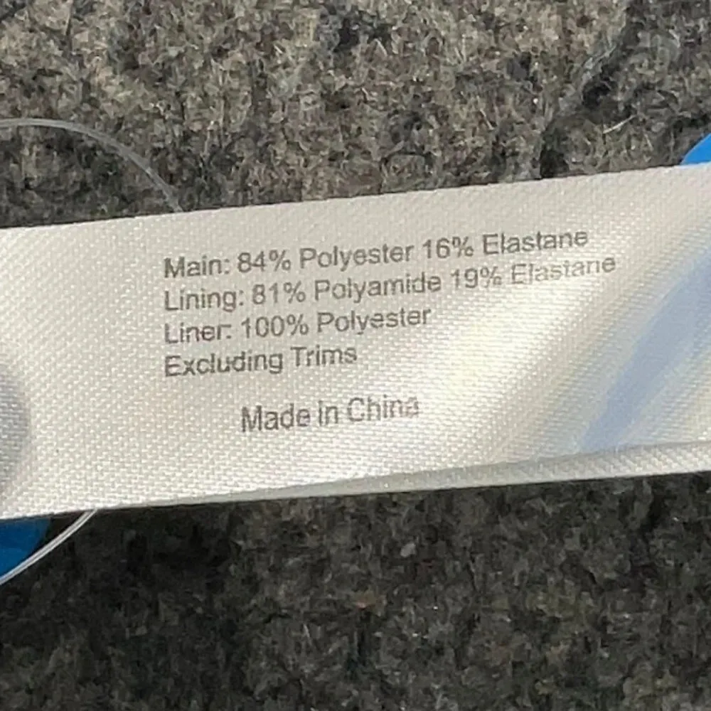 Peek & Beau Curve Tie Front Cut Out Swimsuit Green Sunflower Plus Size 20 NWT White - Image 8