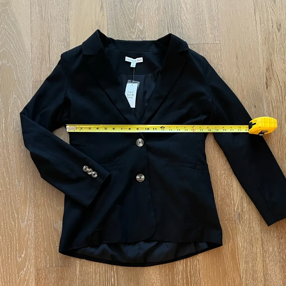 AND NOW THIS linen blazer women’s size S - Image 11