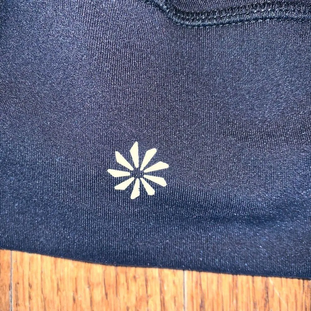 Athleta Black Crop Leggings size small tall - Image 5