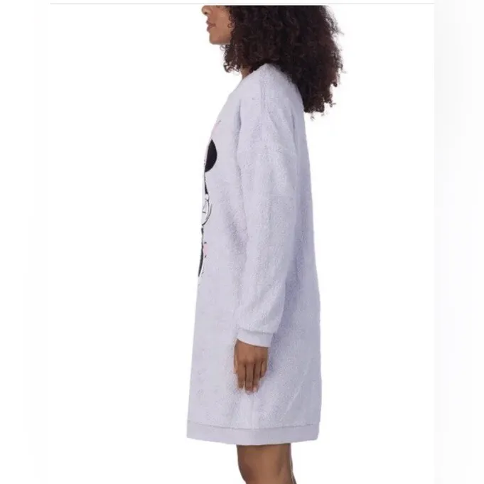 Minnie Mouse Ladies' Plush Lounger Purple Size Large nwt - Image 3