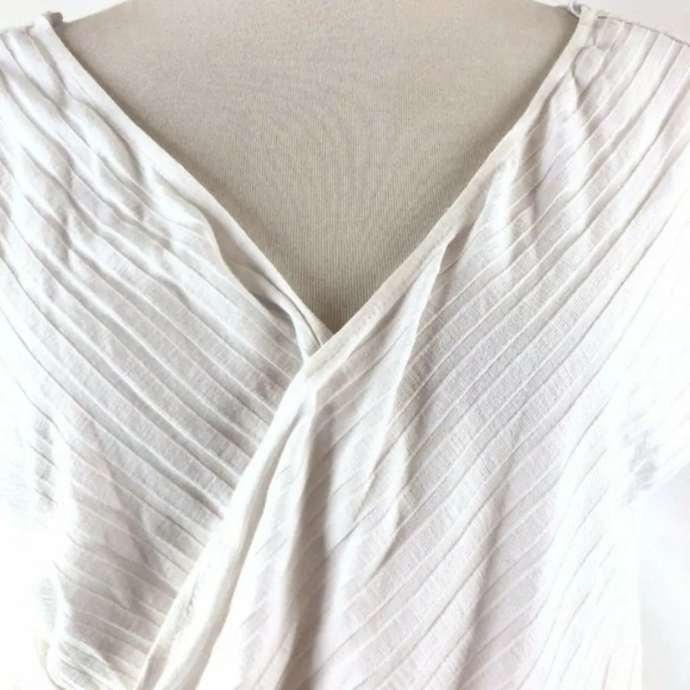 Madison & Berkley Ribbed Wrap Crop Surplice Top Size XXL - Image 3