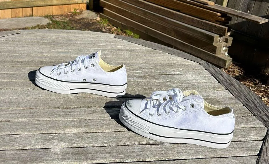 Chuck Taylor All Star Lift Platform Canvas in white size 8 - Image 5