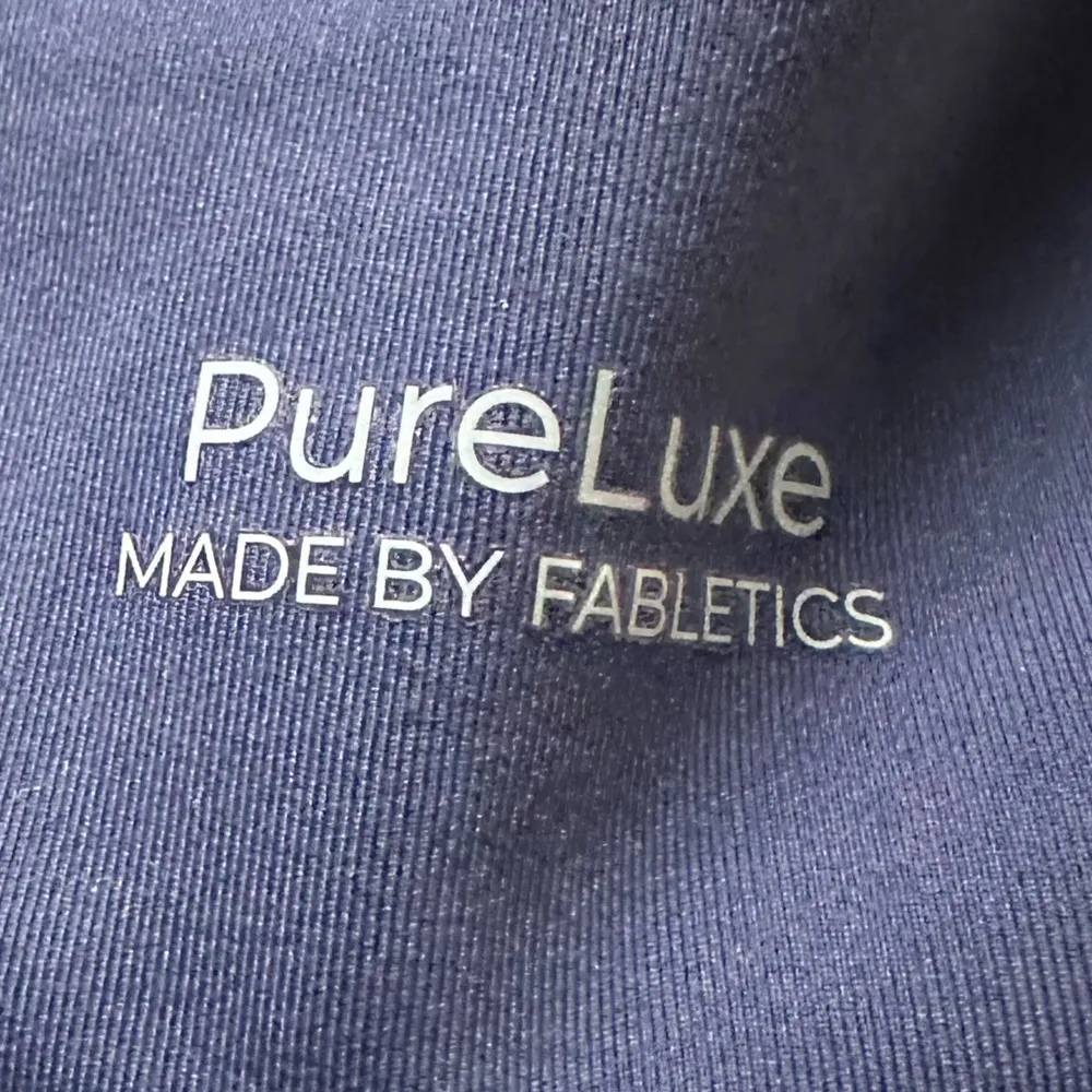 NWT Fabletics Oasis PureLuxe High-Waisted Pocketed Kick Flare Sz XXL/1X Navy - Image 8