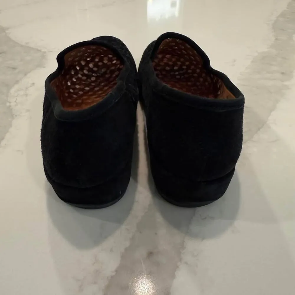 L’Amour Des Pieds Perforated Slip On Leather Loafers Women's 5.5M Black Comfort Size 5.5 - Image 3