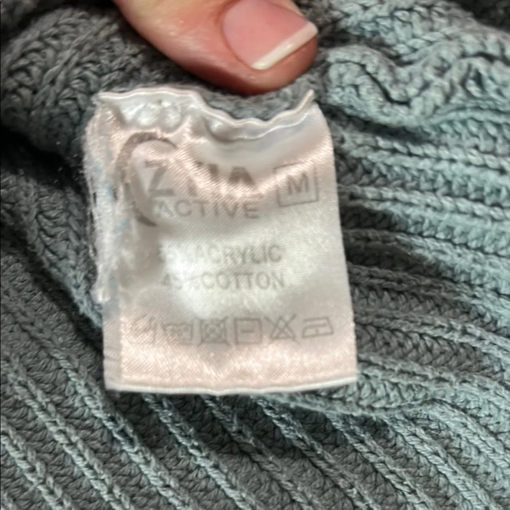 Women's Ribbed Turtleneck Sweater - Blue - Image 2