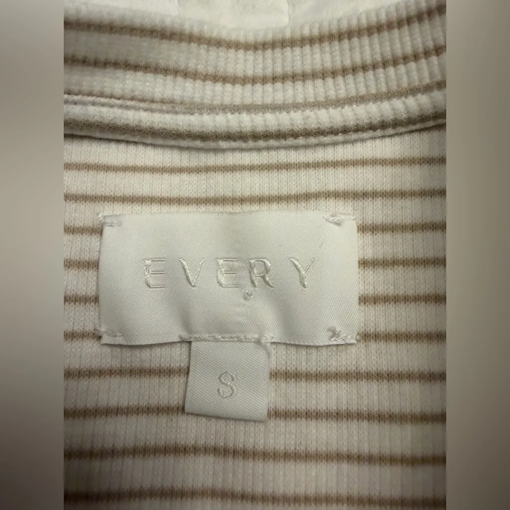 Everly Tan and cream striped bodysuit nwt - Image 4