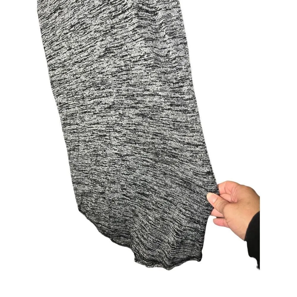 Aritzia Wilfred Free Lisiere Bodycon V-Neck Heathered Midi Dress Size Small - Image 4