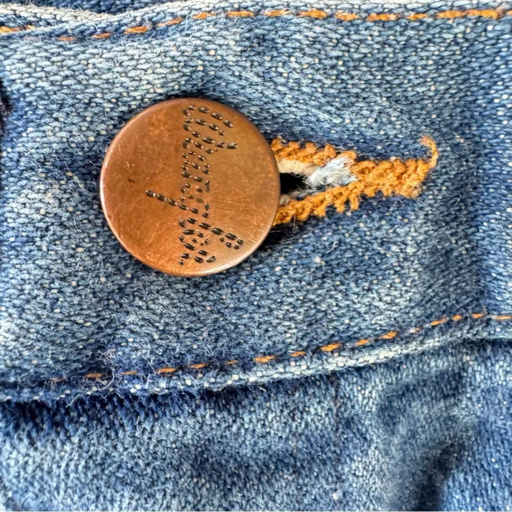 Vintage Y2K 90s Wrangler Women’s Jeans Straight Leg High Waist 13x34 - Image 4