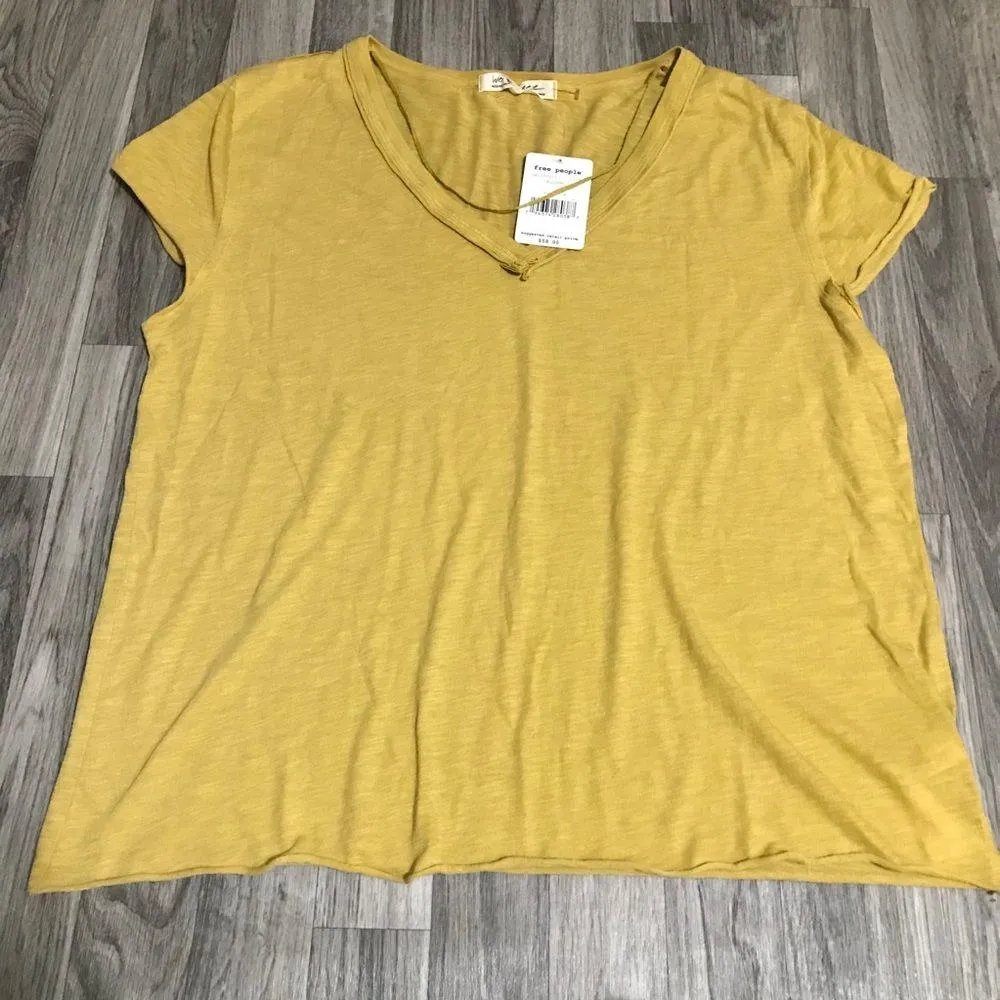 We The Free Kaylen Cotton Blend T-shirt In Alchemy; Medium Women’s; New - Image 2