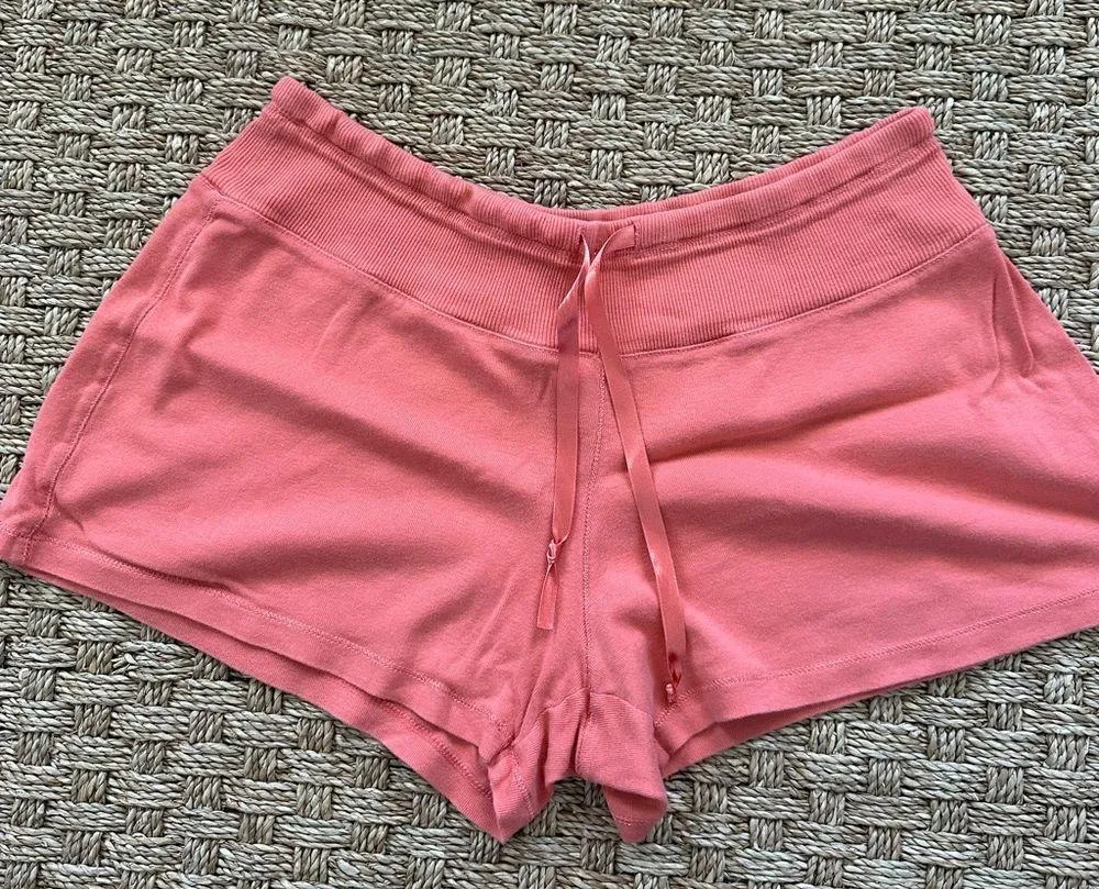 Women’s Small Gilligan O’Malley sleep set coral pajama top and shorts Orange - Image 6