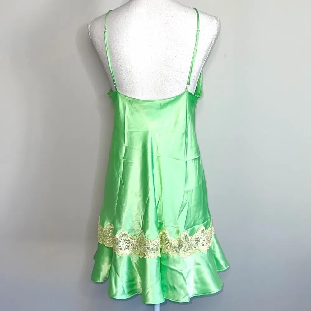 Victoria’s Secret Y2K Fairy Green Slip Dress - Image 4