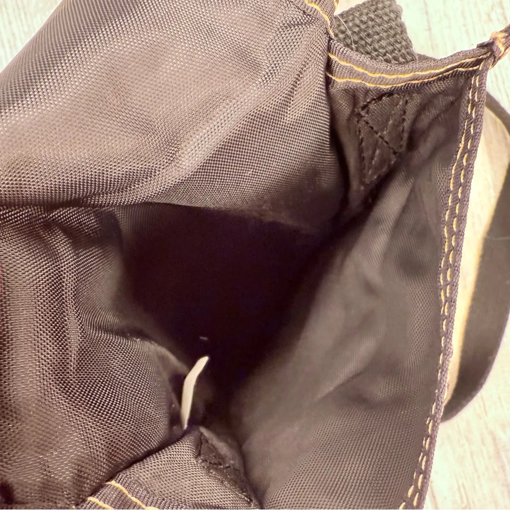 Kipling Small Black Crossbody Bag Purse Nylon Canvas retro skater purse bag - Image 7