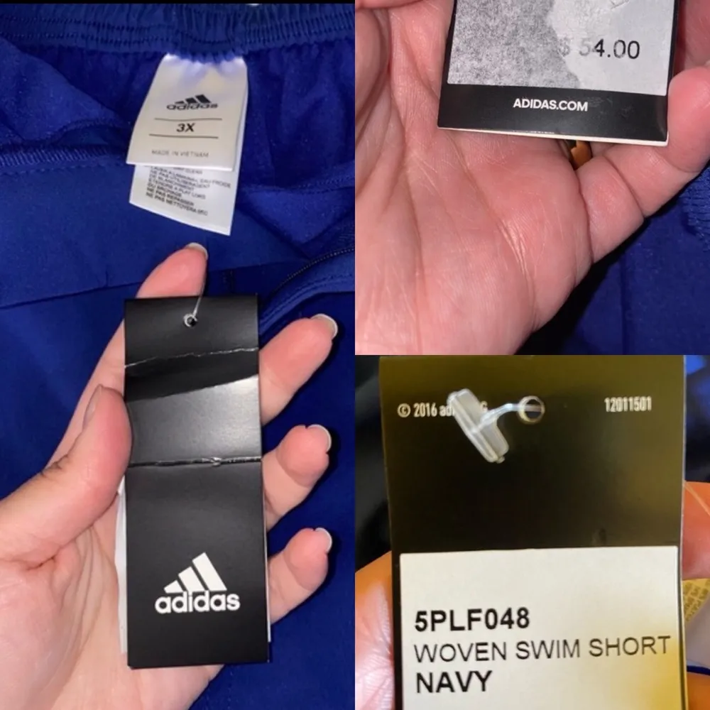 PLUS SIZE Navy Blue Woven Swim Bottoms size 3X new with tags 🆕 - Image 9