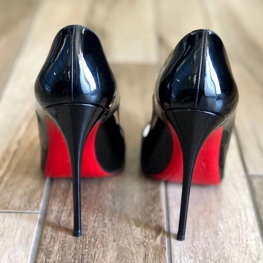 Christian Louboutin So Kate Pumps, Black Patent Leather sz. EU 36.5 - Image 7