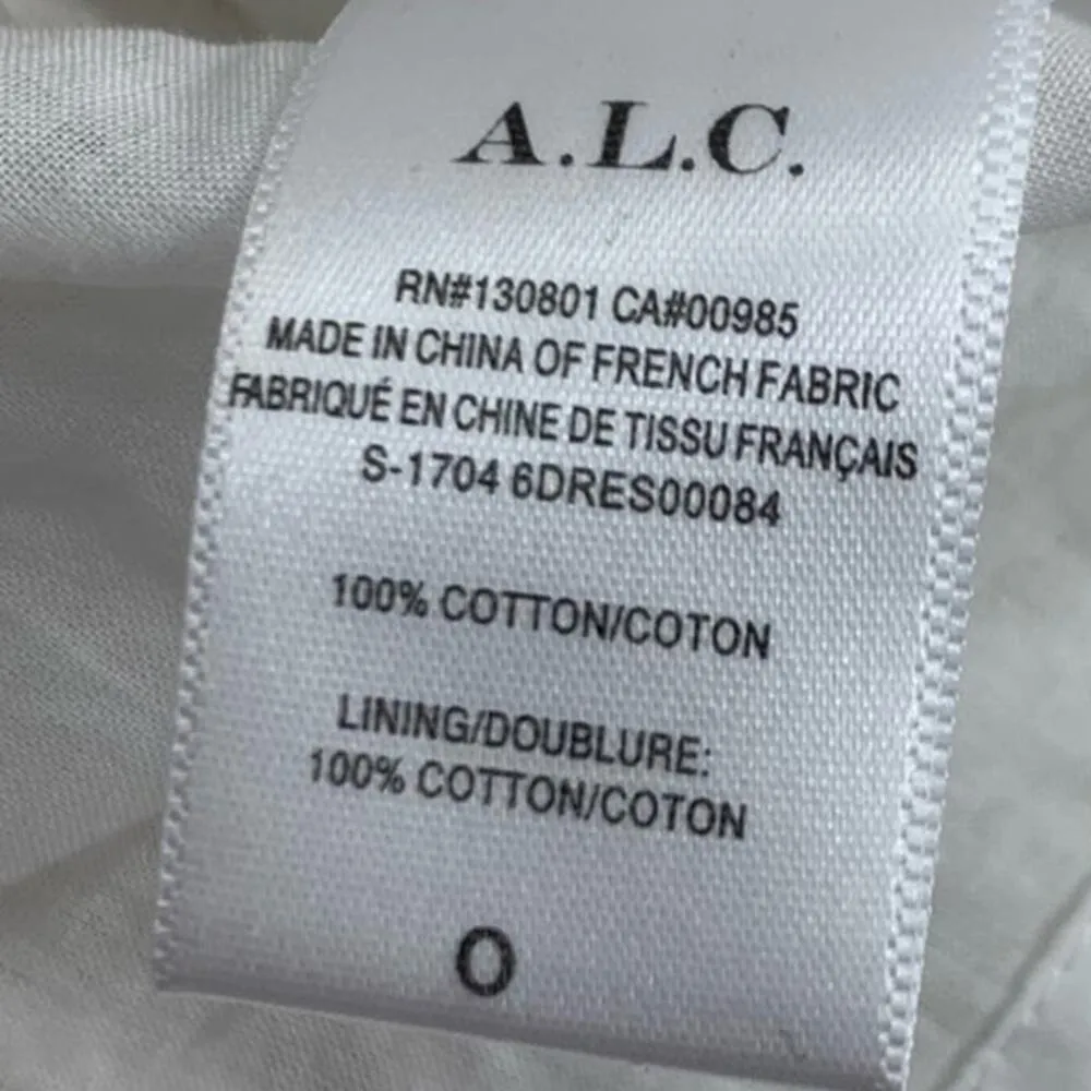 A.L.C. | XS 0 | Ario White Crochet Lace Off-The-Shoulder Mini Dress | MSRP $345 - Image 11