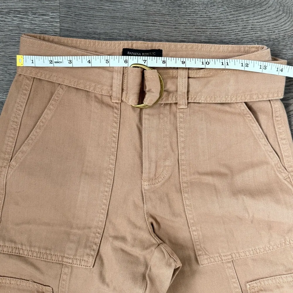Banana Republic Factory Utility Cargo Pant - Size 00‎ Petite - Iced Latte - NWOT - Image 7