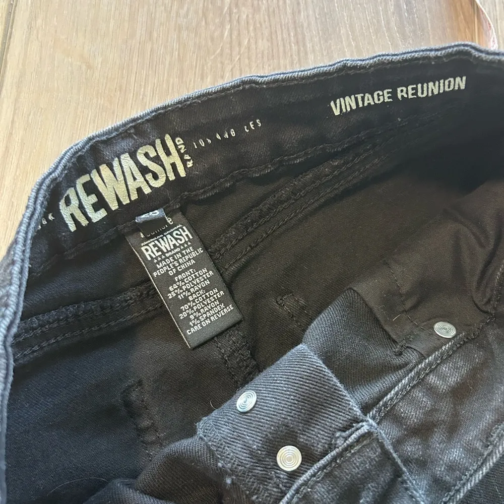 Rewash Black Denim Mini Skirt - 7/28 - Image 5