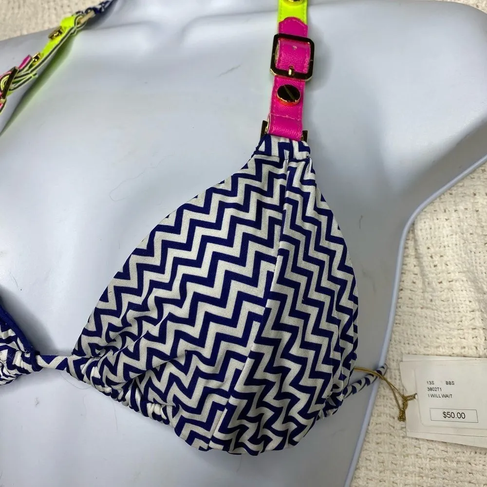 Beach Bunny Bronze I‎ Will Wait Bikini Top NWT - Image 4