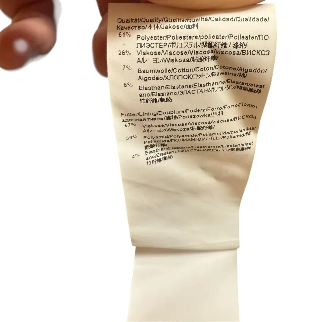 Hugo Boss Women’s “Dadorina” Bright Blue V-Neck Belted Sleeveless Pencil Dress - Image 10