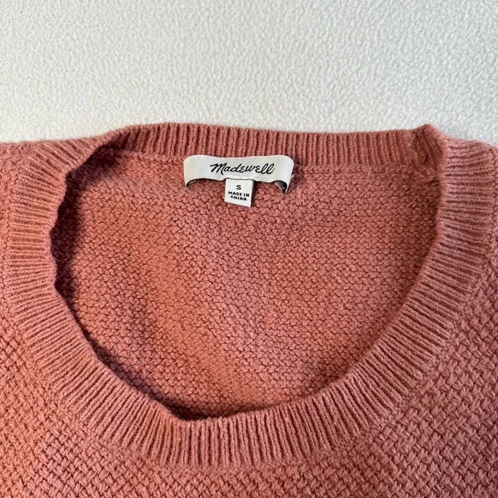 Madewell  Chronicle Texture Pullover Sweater - Small - Image 4