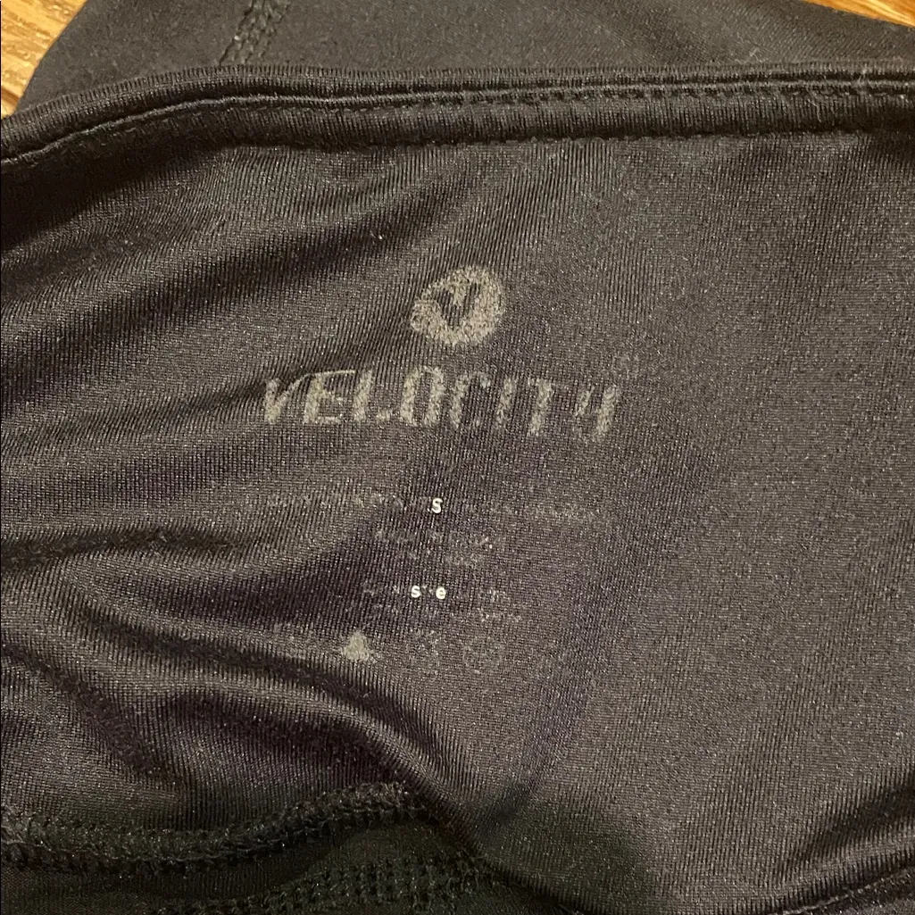 Stylish Black Active Leggings by Velocity size small - Image 3
