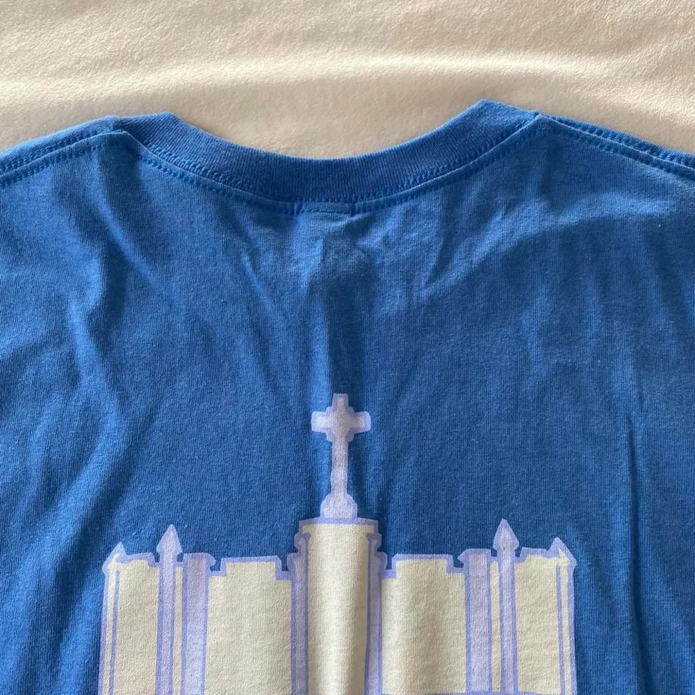 Saint Mary’s College LeMans Hall shirt Blue Size L - Image 6