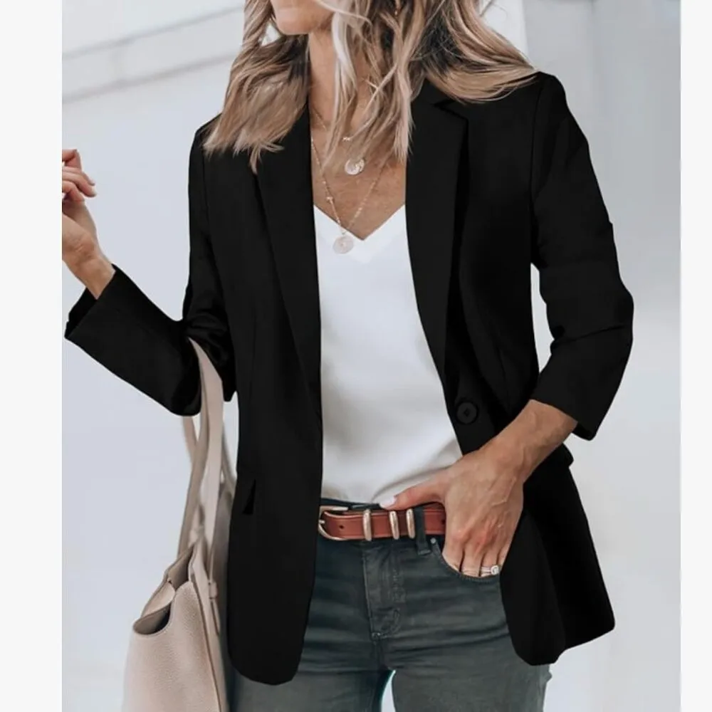 NWOT Women's Casual Blazers Black - Image 7