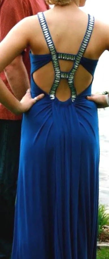 Blue Prom Dress - Image 3