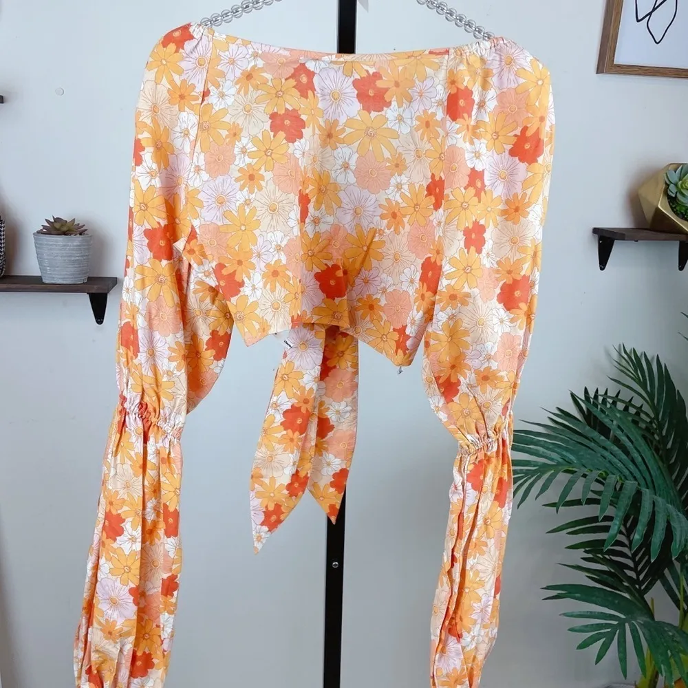 Charlie Holiday Cindy Top and Maxi Skirt Set Seventies Floral - Image 10