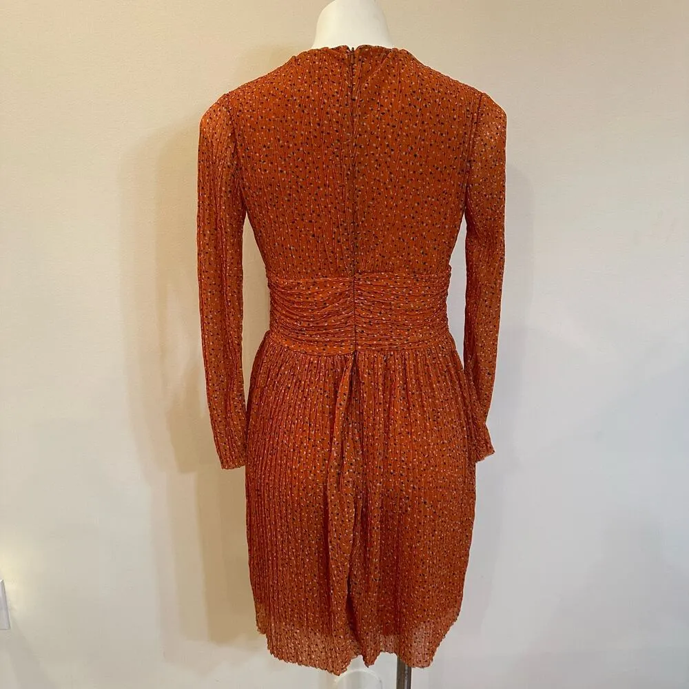 NEW French Connection Mini Dress sz M Long Sleeve V Neck Dress - Image 10