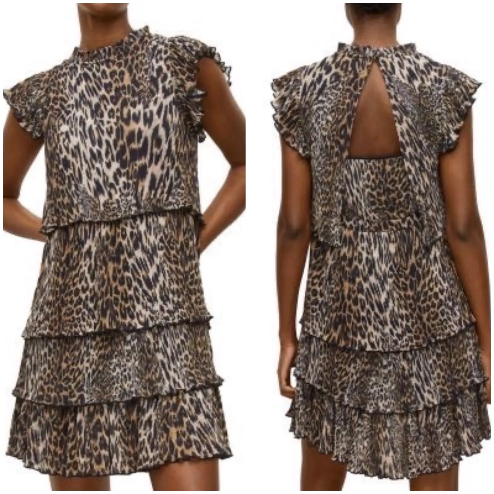 ALLSAINTS‎ Antheia Kiki Dress Size 4 Brown - Image 2