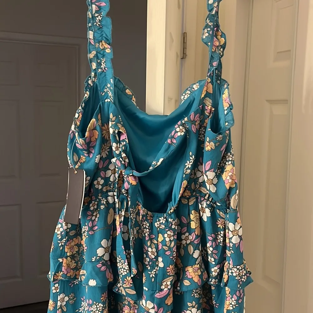 City studio flower dress size XXL Blue - Image 4