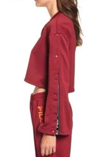 Aurora Flared Crop Sweatshirt - Image 2