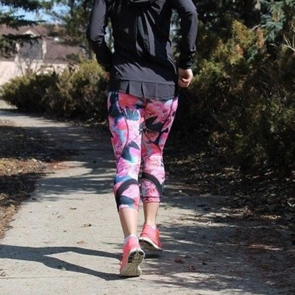 Lululemon Run: Inspire Crop II Secret Garden /‎ Black - Image 4