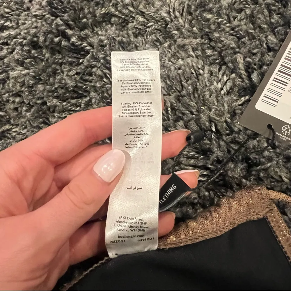 NWT PrettyLittleThing Metallic Brown Bikini Bottom - Image 4