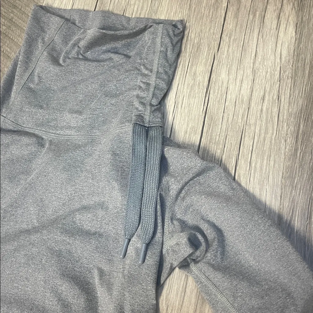 Nike Heather Gray High-Neck Long Sleeve - Image 3