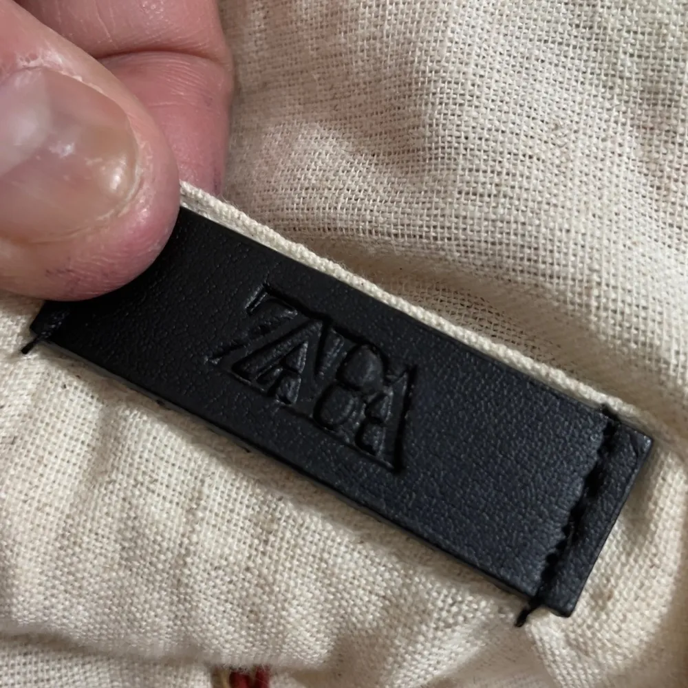 ZARA Multicolored woven tote bag - Image 12