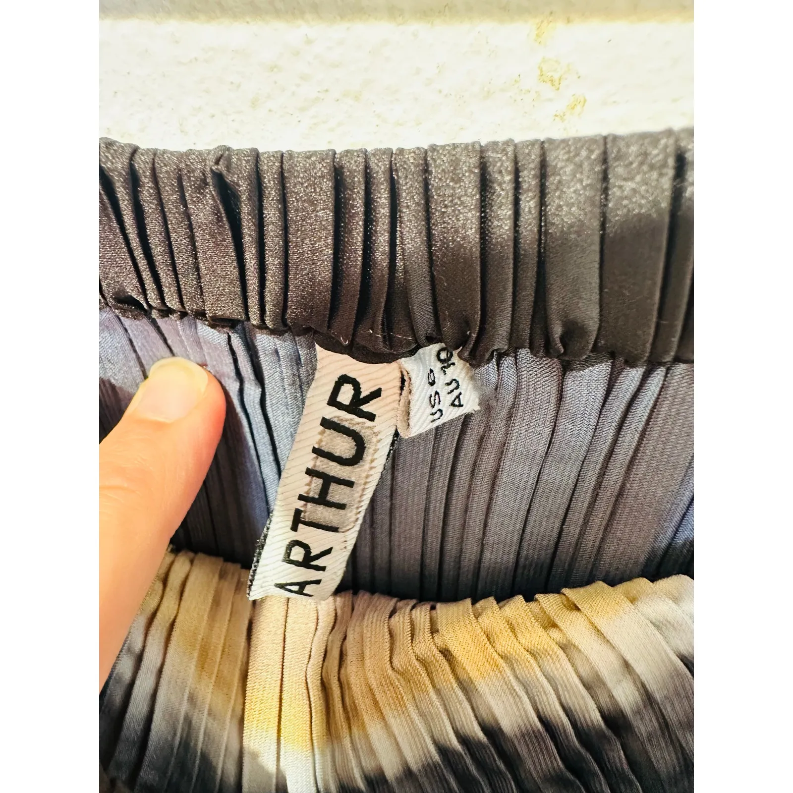 ARTHUR Women's Black Brown Floral Strapless Flower Mini Dress Size Small - Image 8