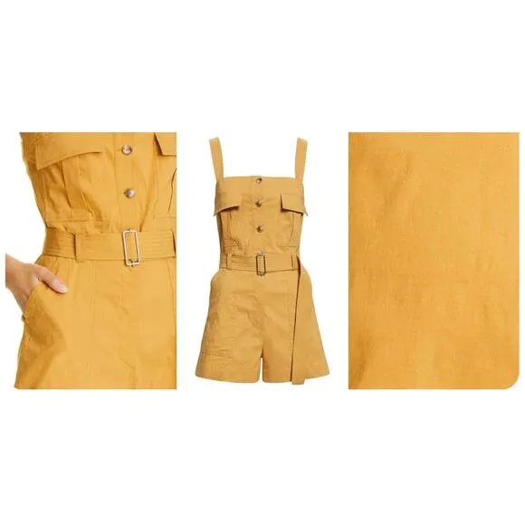 A.L.C. GILLIAN  / WOMEN / JUMPSUITS / SHORT COLOR GOLDENROD size 14 - Image 2