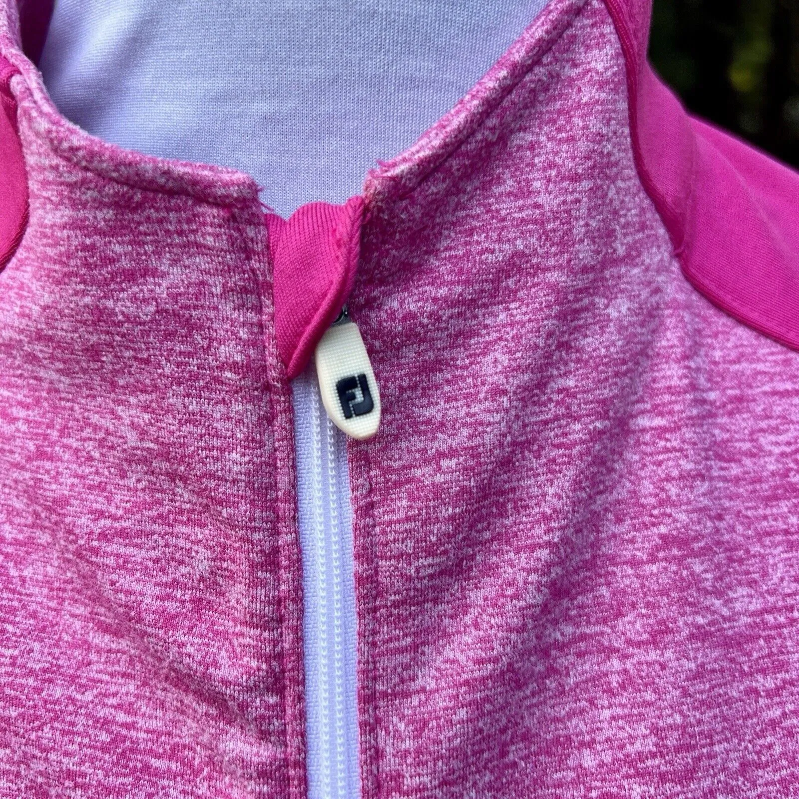 FootJoy Womens Sm jacket zip up pink golf - Image 4