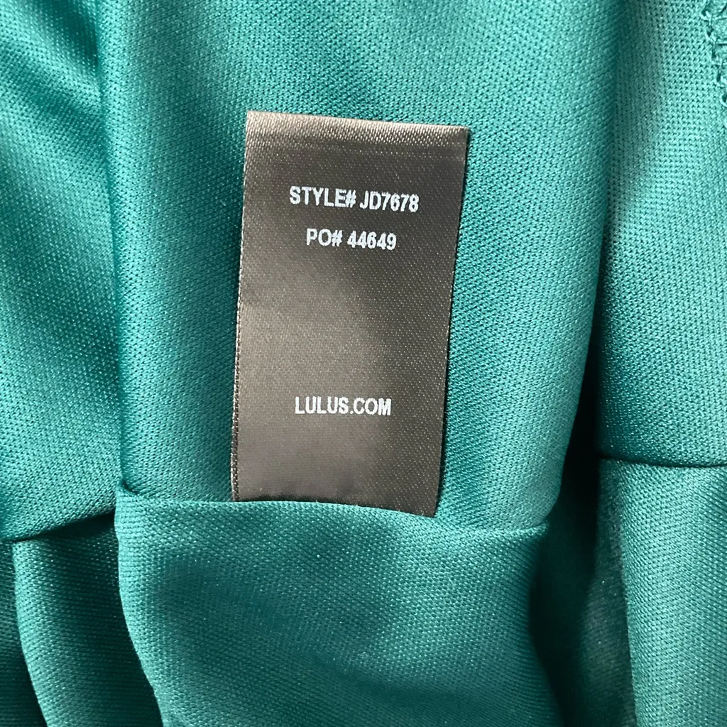 Lulu’s Season of Fun Forest Green Off-the-Shoulder Skater Dress Size XL - Image 5