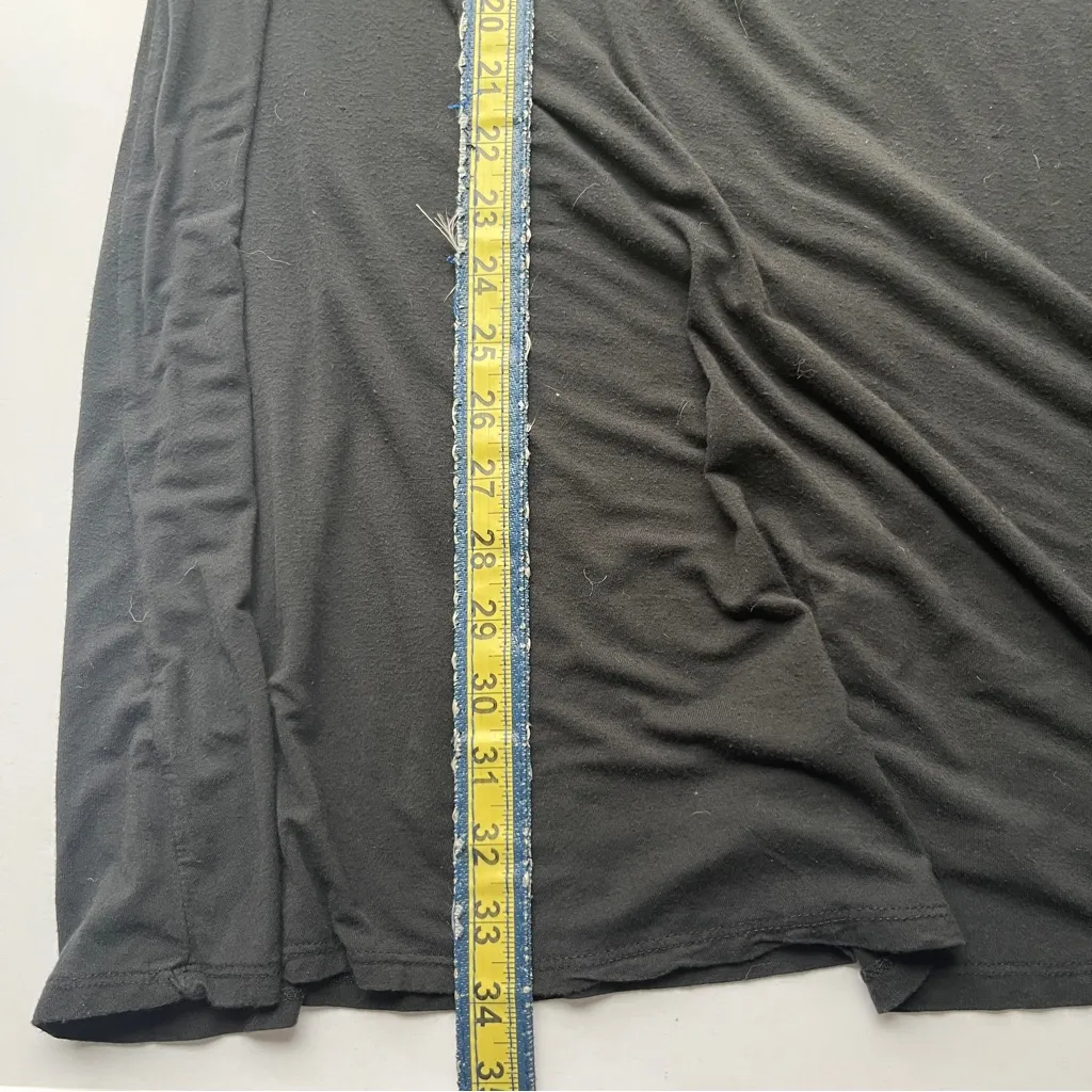 Mossimo Supply Co. Charcoal Short Sleeve Top Black Size M - Image 8