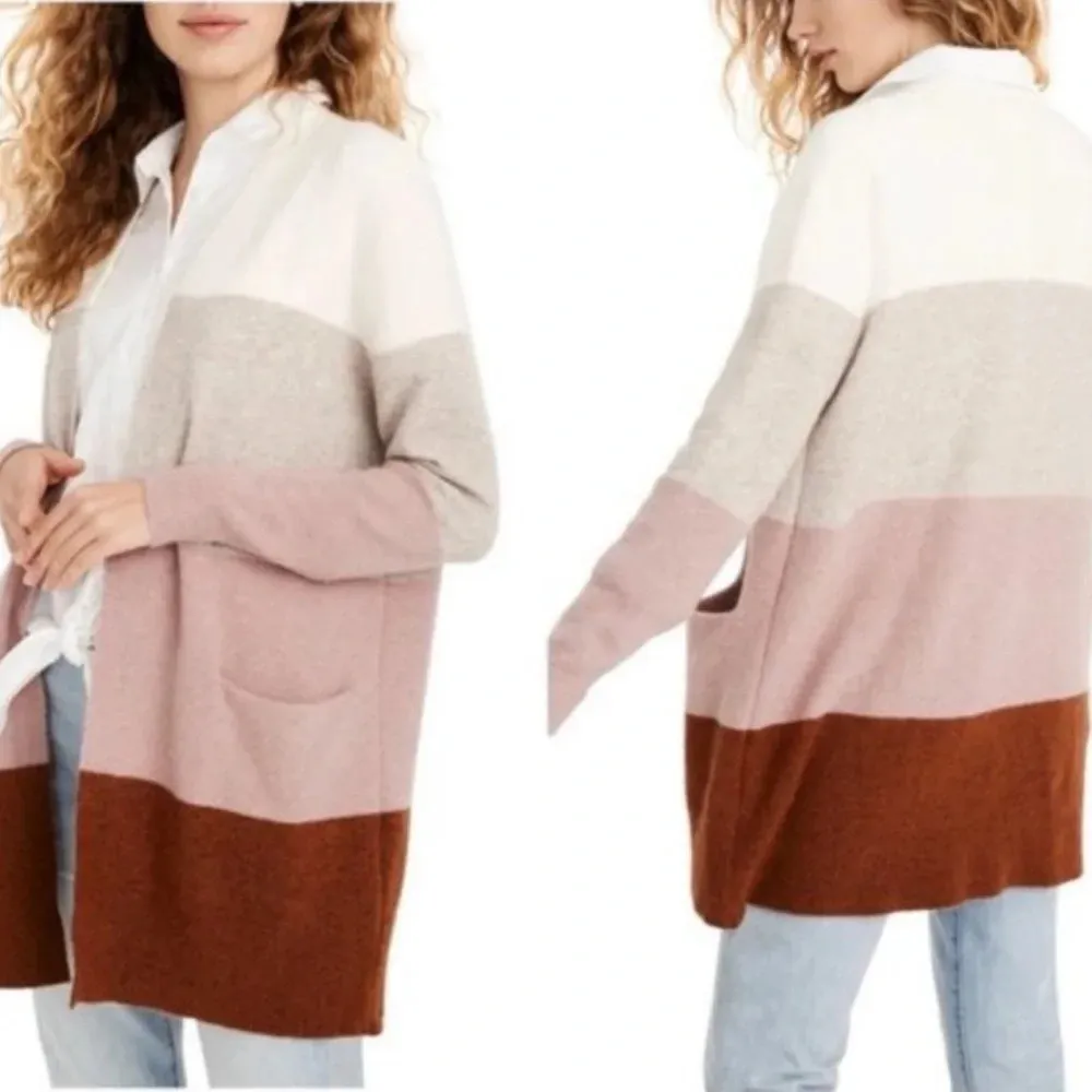 Madewell  Kent Colorblock Long Cardigan - Image 2